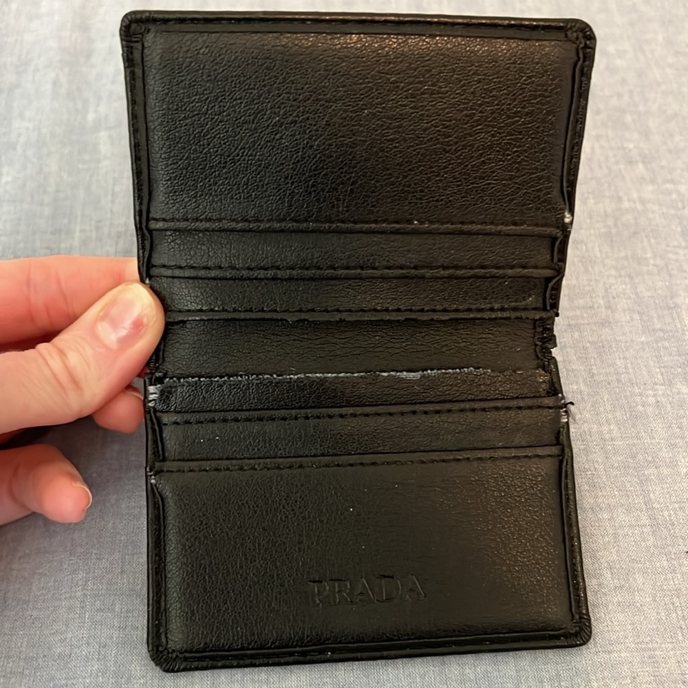 Pre-Loved Prada Leather Wallet - Mens - Picture 2 of 4